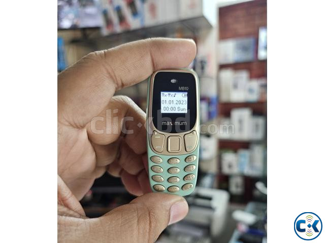 Maximus MB10 Mini Phone 1000mAh Auto Call Record FM | ClickBD image 2