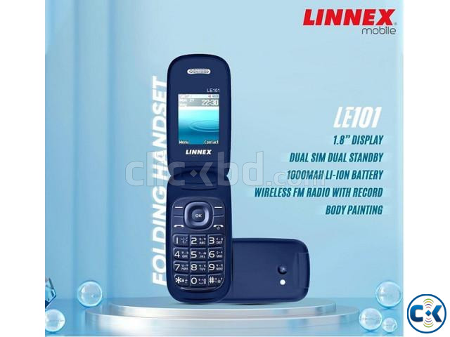 Linnex Le101 Flip Phone Black price in Bangladesh | ClickBD image 3