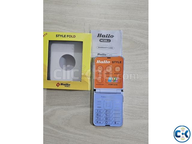 Hallo Style Foldable Phone Four Sim Warranty | ClickBD image 4
