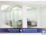 Office Thai Glass Patision Cutting Wall Glass