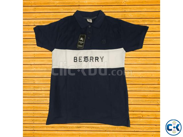 Blue Contrast Polo Shirt price in Bangladesh | ClickBD image 3