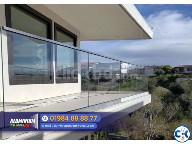 U Channel Glass Partition. Glazing U Channel. | ClickBD image 2