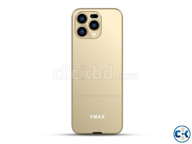Vmax V16 Ultra Max Touch Button Phone Gold Warranty | ClickBD image 3
