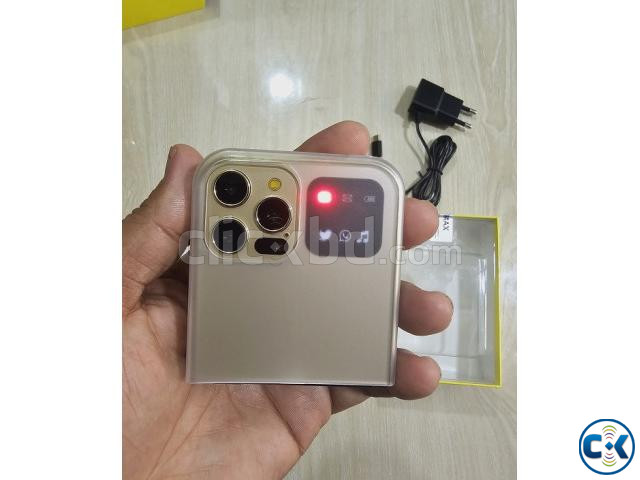 Vmax V18 Foldable Phone Dual Sim With Cover Warranty Gold | ClickBD image 4