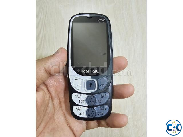 Kgtel KT200 Feature Phone Dual Sim Black price in Bangladesh | ClickBD image 2