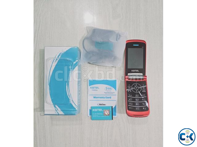 Kgtel K1 Slim Folding Phone Dual Sim Red price in Bangladesh | ClickBD image 3