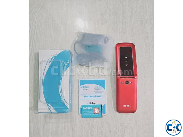 Kgtel K1 Slim Folding Phone Dual Sim Red price in Bangladesh | ClickBD image 4