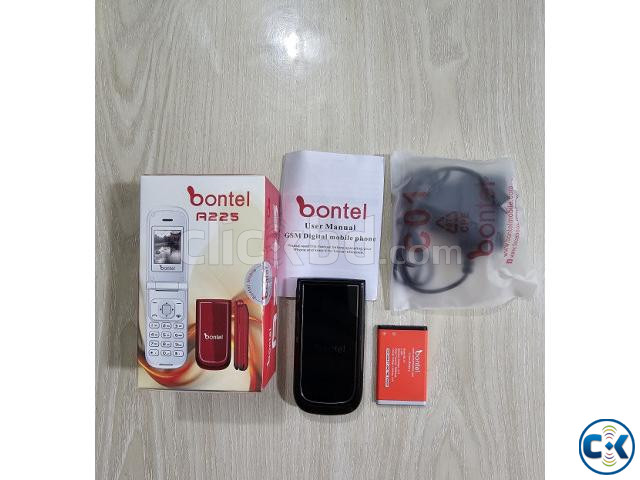 Bontel A225 Folding Phone Dual Sim Black price in Bangladesh | ClickBD image 2