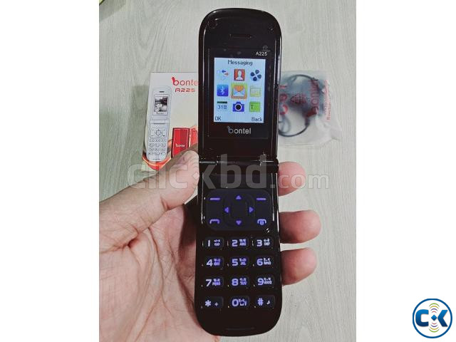 Bontel A225 Folding Phone Dual Sim Black price in Bangladesh | ClickBD image 3