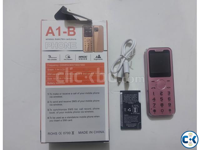 A1-B Mini Card Phone Apple Logo price in Bangladesh | ClickBD image 3
