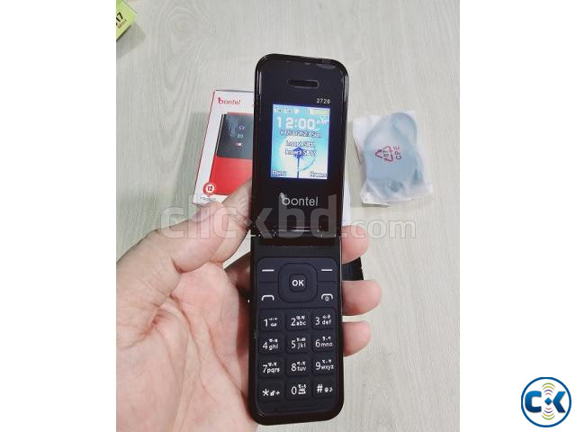 Bontel 2720 Folding Phone Dual Sim Black price in Bangladesh | ClickBD image 5