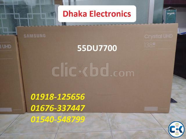 Samsung 55 inch DU7700 Crystal UHD 4K Smart TV Official | ClickBD image 2