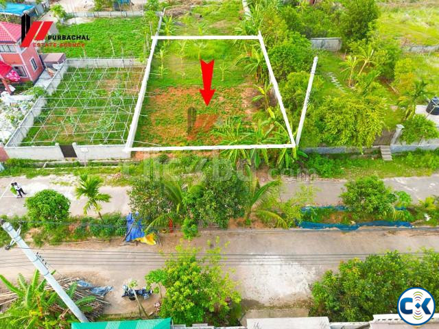 Lucrative South-Facing 5 Katha Plot in RAJUK Purbachal | ClickBD image 2