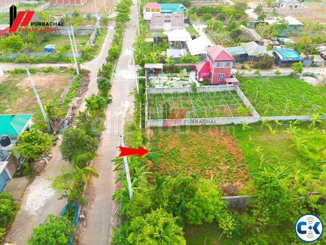Lucrative South-Facing 5 Katha Plot in RAJUK Purbachal | ClickBD image 3