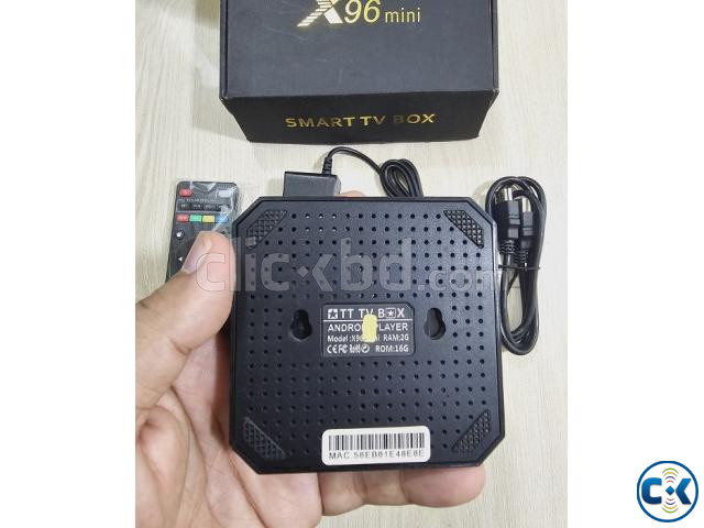 X96 Mini Android Tv Box Android 9.0 Quad Core 2GB RAM 16GB R | ClickBD image 4