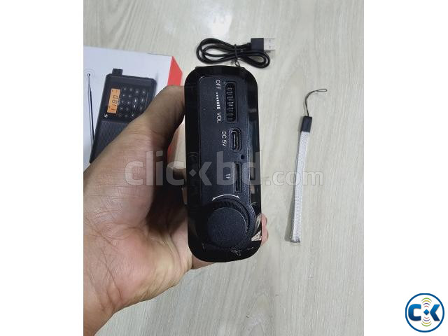 KTF-1715 FM Radio BT Speaker MP3 Player TF USB Flashlight | ClickBD image 4