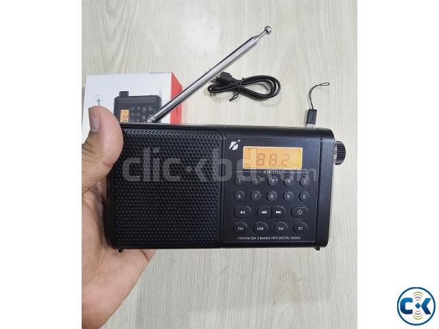 KTF-1715 FM Radio BT Speaker MP3 Player TF USB Flashlight | ClickBD image 5