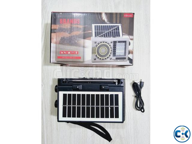 Kboard KTF-1481 Solar Charging FM Radio BT Speaker | ClickBD image 3