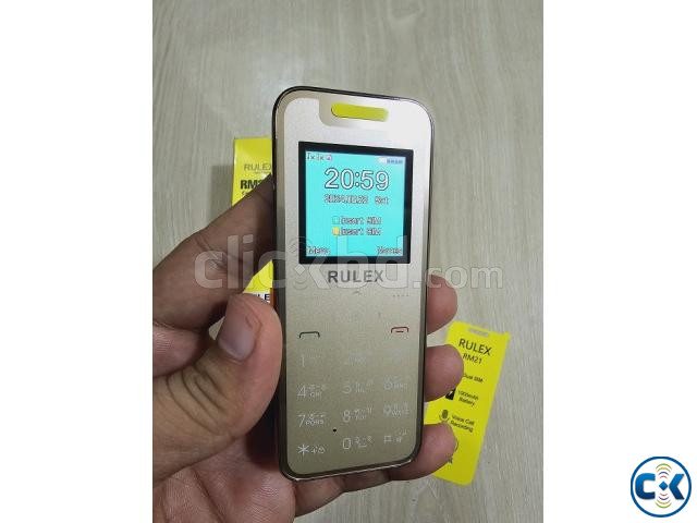 Rulex RM21 Mini Phone Dual Sim Gold price in Bangladesh | ClickBD image 5