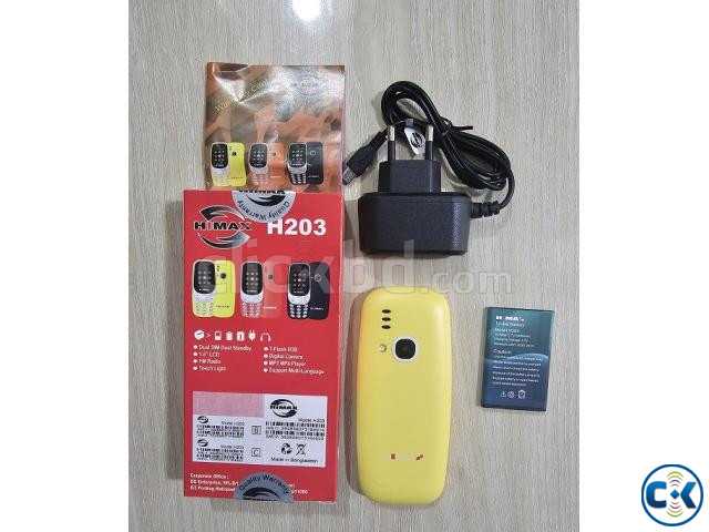 Himax H203 Button Phone Dual Sim Yellow price in Bangladesh | ClickBD image 3