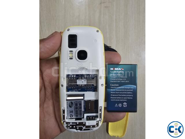 Himax H203 Button Phone Dual Sim Yellow price in Bangladesh | ClickBD image 4