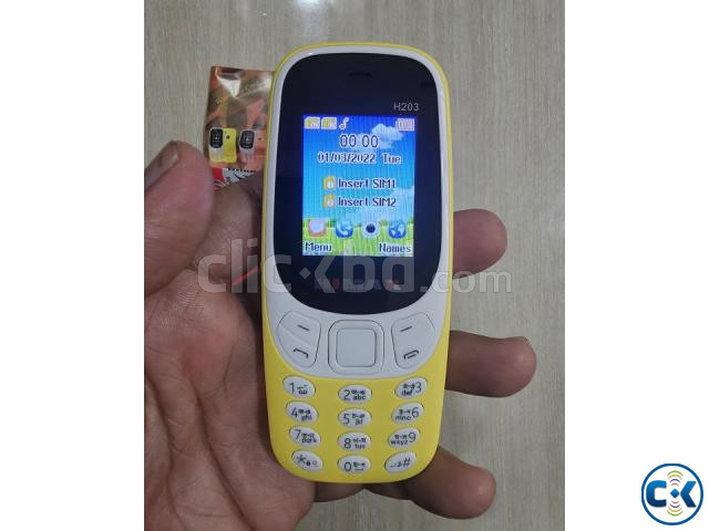 Himax H203 Button Phone Dual Sim Yellow price in Bangladesh | ClickBD image 5