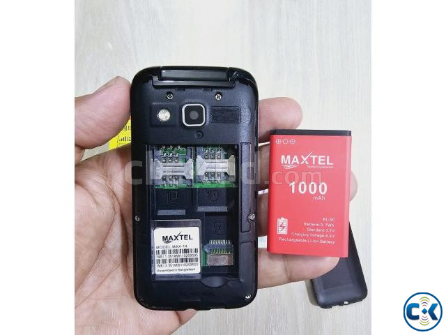 Maxtel Max 14 Folding Mobile Phone Dual Sim Blue | ClickBD image 5