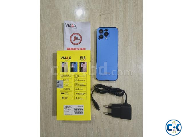 Vmax V16 Ultra Max Touch Button Phone Gold Warranty | ClickBD image 4