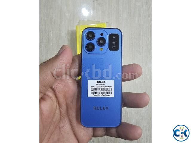 Rulex RM21 Mini Phone Dual Sim Warranty Blue | ClickBD image 2