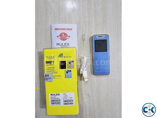 Rulex RM21 Mini Phone Dual Sim Warranty Blue | ClickBD image 5