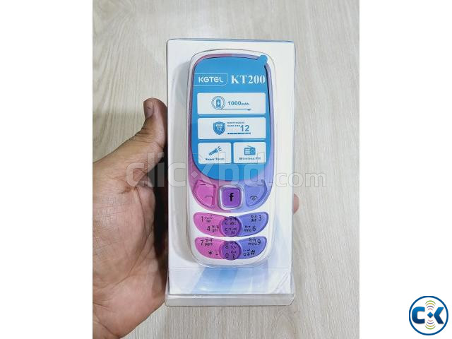 Kgtel KT200 Feature Phone Dual Sim White price in Bangladesh | ClickBD image 2