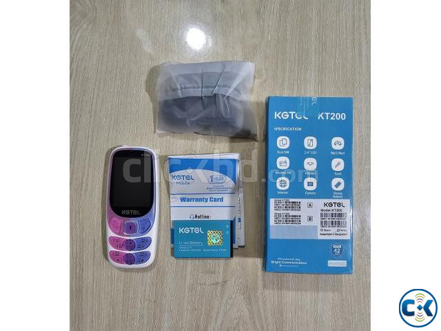 Kgtel KT200 Feature Phone Dual Sim White price in Bangladesh | ClickBD image 3