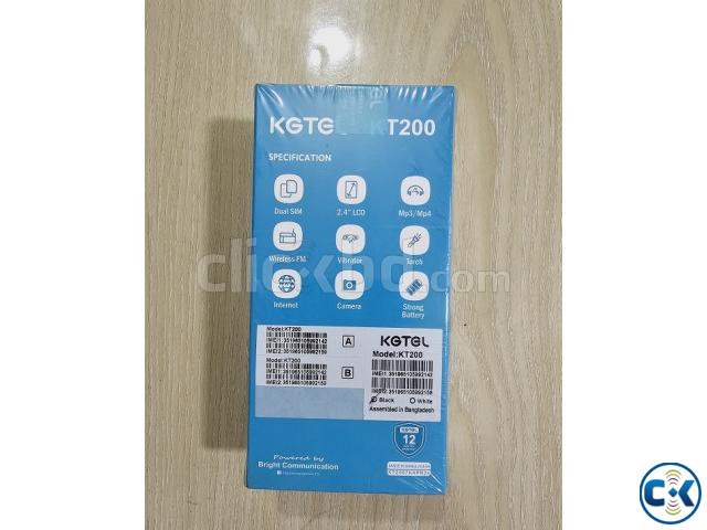 Kgtel KT200 Feature Phone Dual Sim Black price in Bangladesh | ClickBD image 4