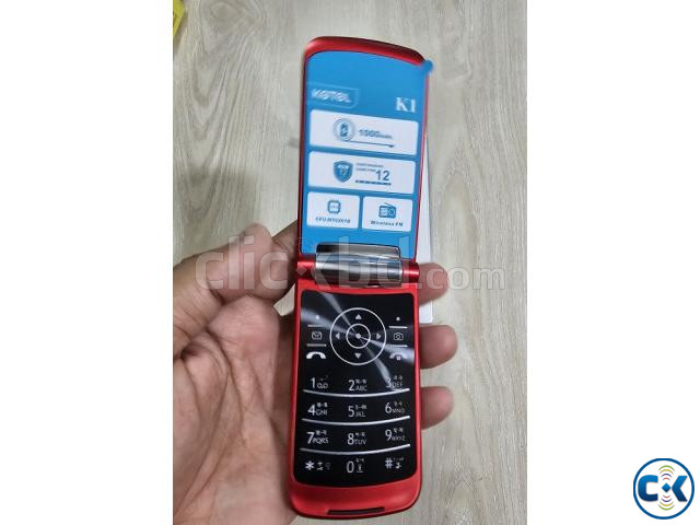 Kgtel K1 Slim Folding Phone Dual Sim Red price in Bangladesh | ClickBD image 3