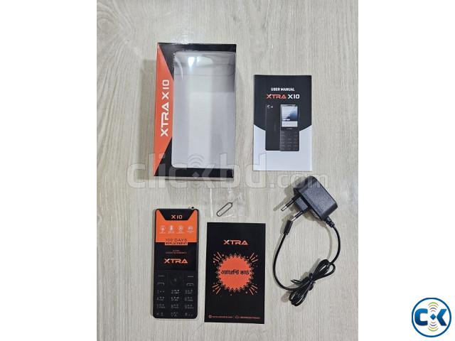 XTRA X10 Super Slim Button Phone Metal Body Warrnaty | ClickBD image 2
