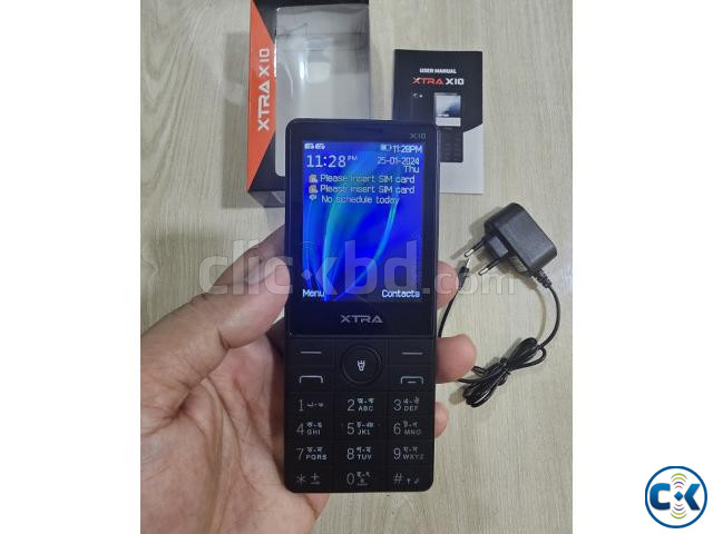XTRA X10 Super Slim Button Phone Metal Body Warrnaty | ClickBD image 4