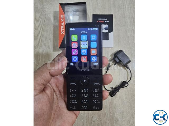 XTRA X10 Super Slim Button Phone Metal Body Warrnaty | ClickBD image 5