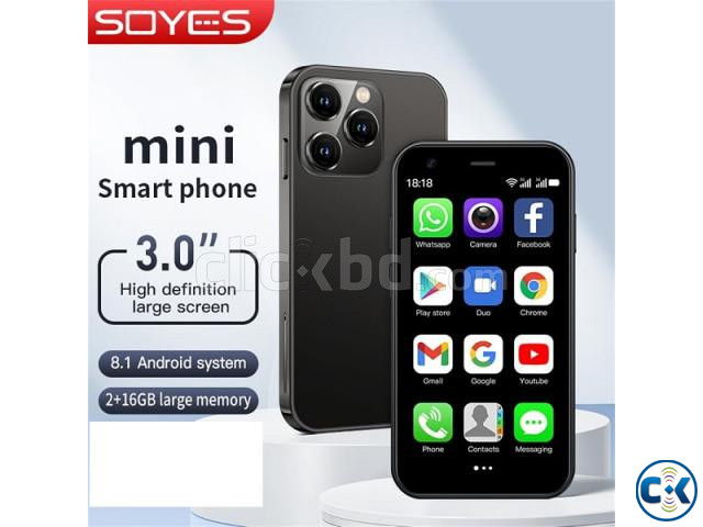 Soyes XS15 Mini Android Phone 2GB RAM 3 inch Display Gold | ClickBD image 2