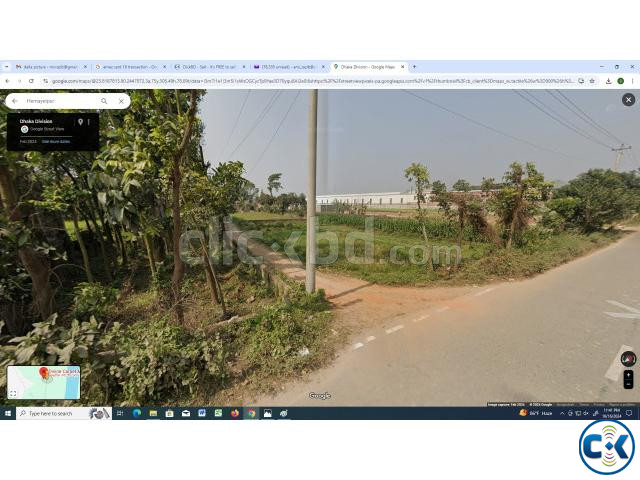 9 decimal Land near Hemayetpur price in Bangladesh | ClickBD image 2