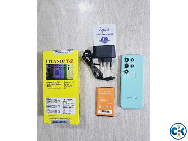 Titanic T2 Feature Phone 2500mAh Battery Green | ClickBD image 3