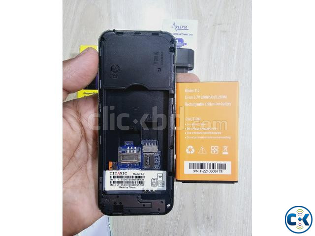 Titanic T2 Feature Phone 2500mAh Battery Green | ClickBD image 4
