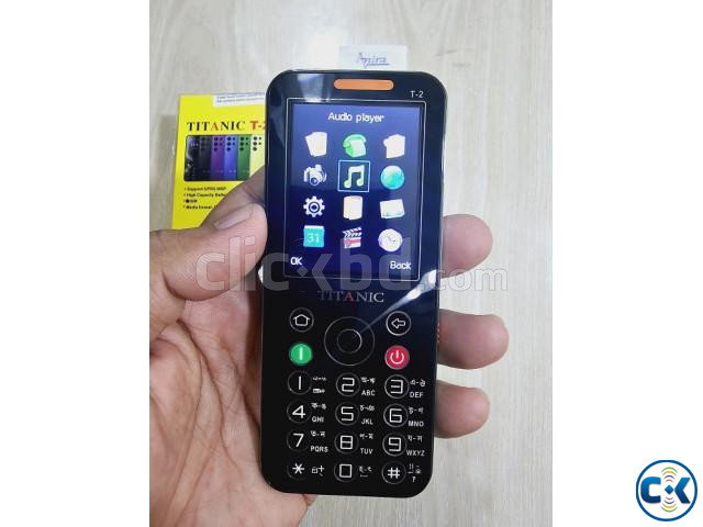 Titanic T2 Feature Phone 2500mAh Battery Green | ClickBD image 5