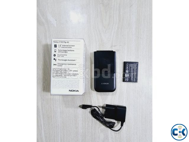 Nokia 2720 Flip Phone Dual Sim Black price in Bangladesh | ClickBD image 3