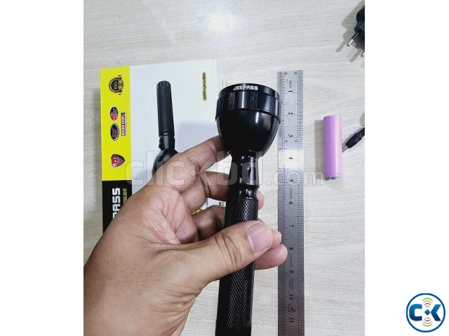 Jeepas JFL-2023 Rechargable LED Flashlight Torch Light | ClickBD image 4