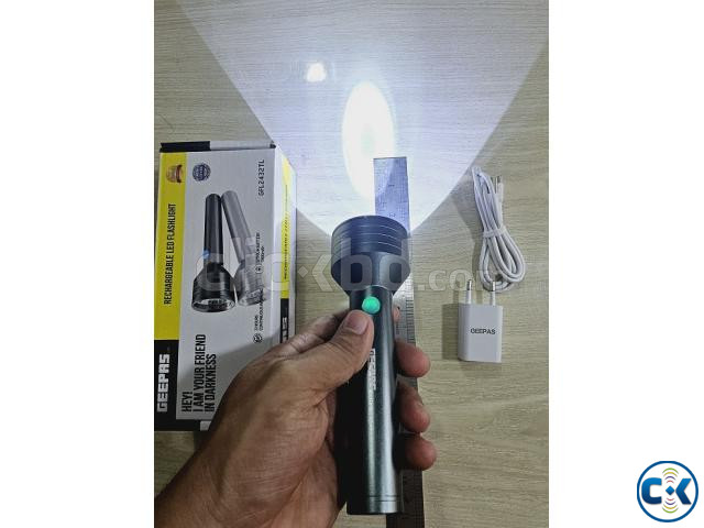 Geepas GFL-2432TL Rechargable LED Flashlight Torch Light | ClickBD image 5