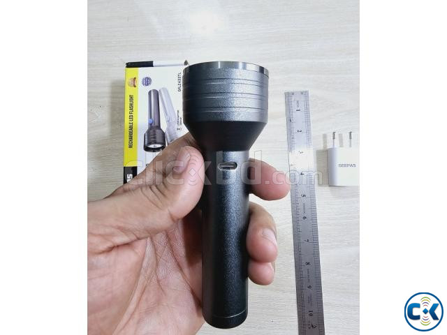 Geepas GFL-2433TL Rechargable LED Flash Light Torch | ClickBD image 3