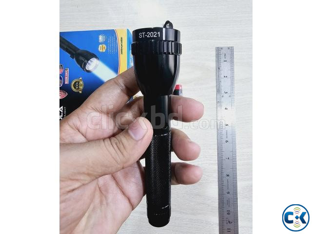 Starola St-2021 Rechargable Mini Flash Light Torch | ClickBD image 3