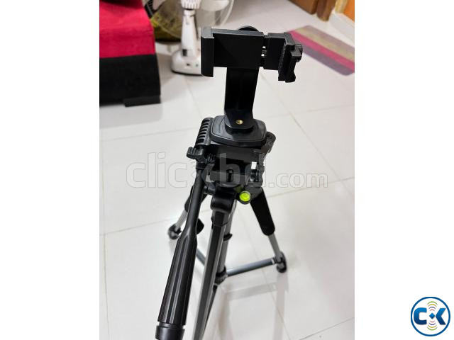 Zomei T120 Tripod With Mobile Vlogging Holder 360 Degree large image 1