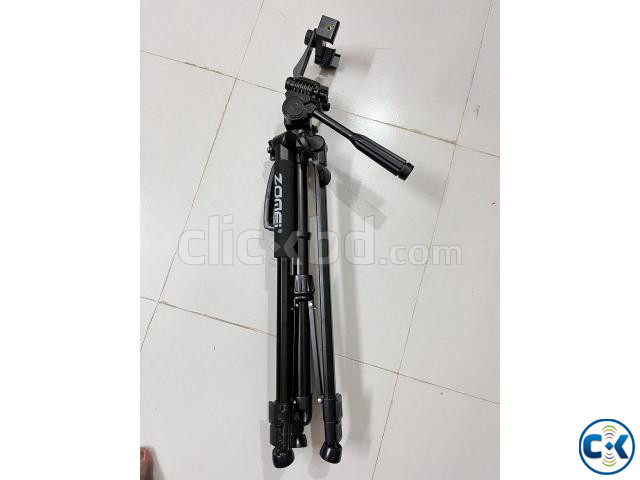 Zomei T120 Tripod With Mobile Vlogging Holder 360 Degree large image 2
