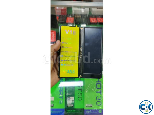 Vmax V18 Notepad Fold Phone With Wrighting pad | ClickBD image 4